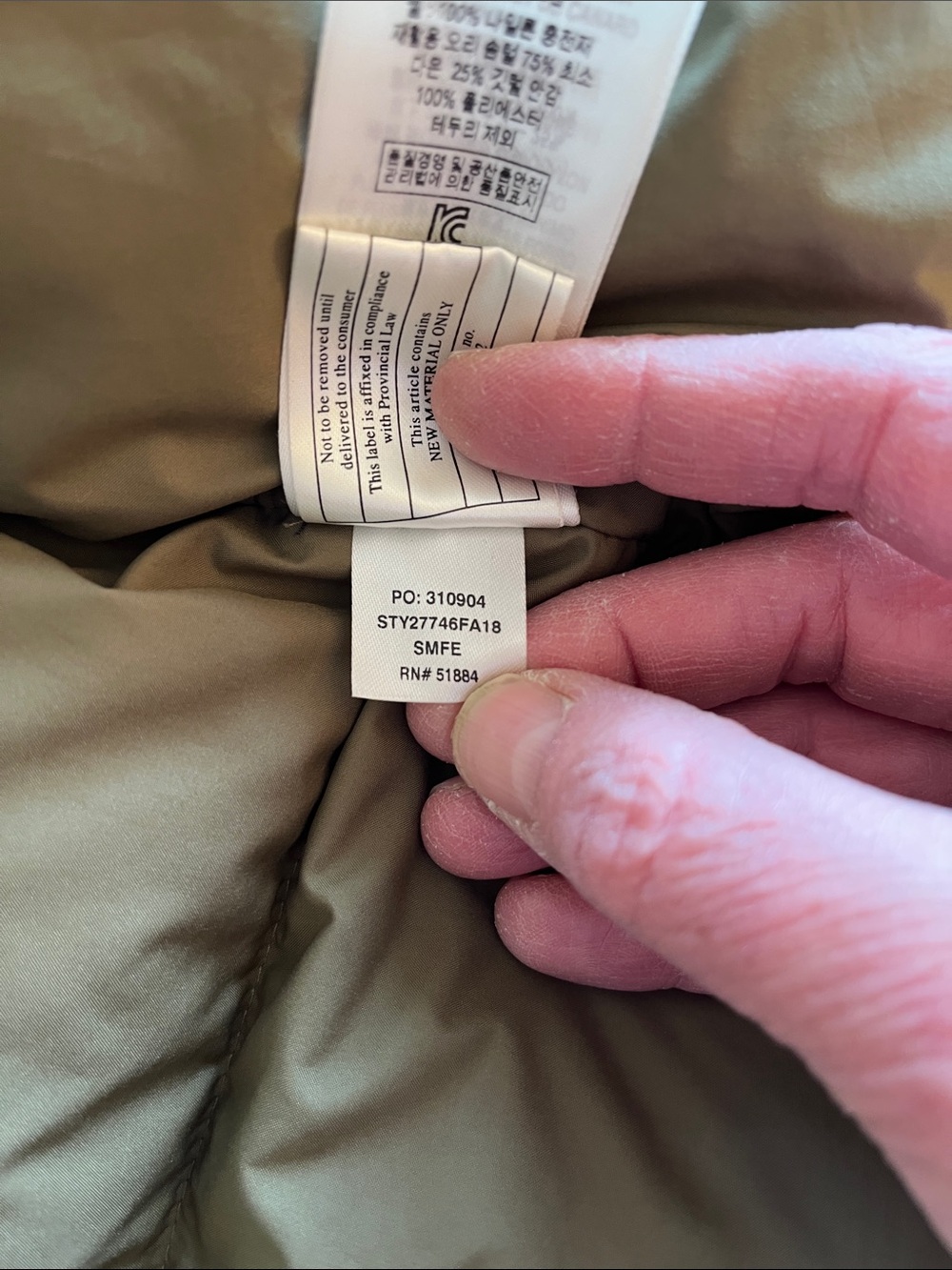 Patagonia® Worn Wear W's Bivy Hooded Vest in Smolder Blue and Fatigue Green Sz M - Picture 6 of 10